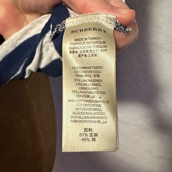 Burberry pre-owned boat neck tee - Picture 5 of 6